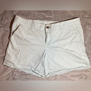 Maurices Women's Soft Blue Bermudas size 20